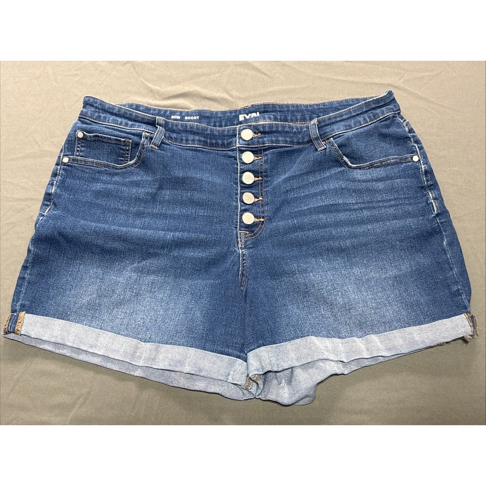 EVRI Women's Shorts 20W Blue Denim